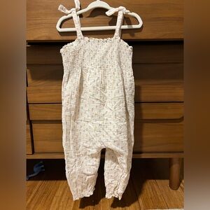 Zara Floral Cream Jumpsuit